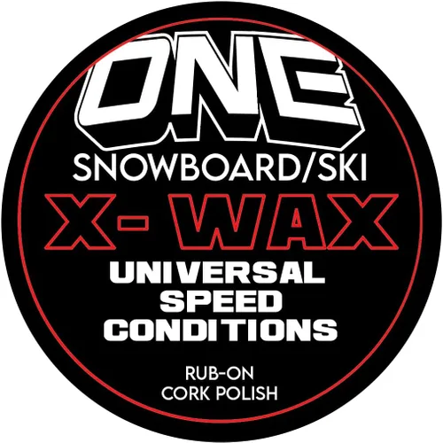 Miniatura 3 de ONEBALL One Mfg X-Wax Rub-On Snowboard/Ski/Nordic Wax 1.06 oz - Aditivos de velocidad mineral patentados Condiciones de velocidad universales