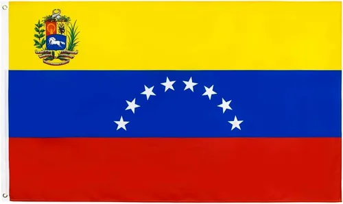 Bandera de países del mundo de 3 x 5 pies 8 estrellas