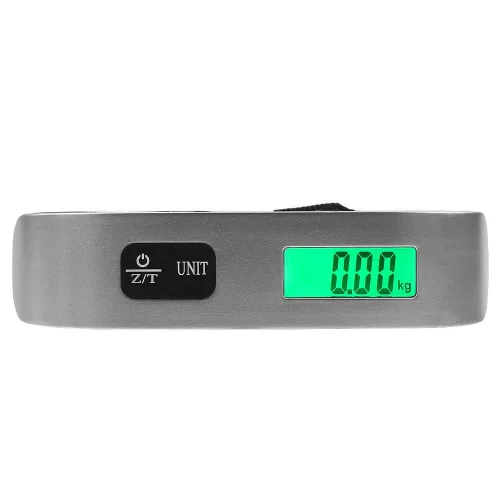 Miniatura 4 de Jadpes Báscula de equipaje pantalla LCD electrónica portátil de mano de 1102lbs báscula de peso para equipaje báscula de maleta para el hogar cocina