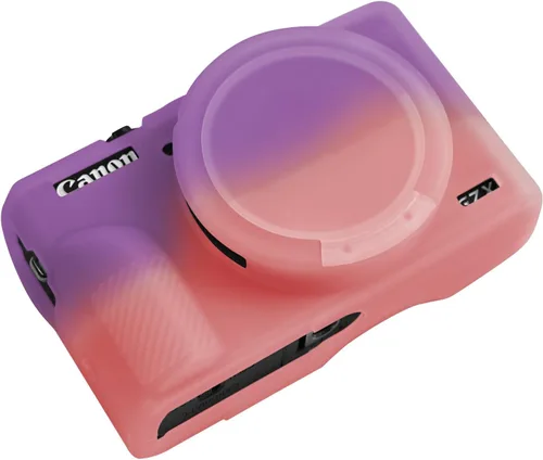 Miniatura 17 de Funda Easy Hood para cámara Canon Powershot G7 X Mark III, cubierta protectora de silicona suave con carcasa de lente extraíble para cámara Canon