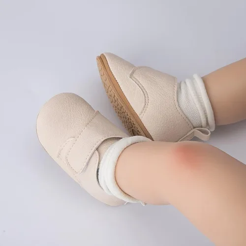 Miniatura 2 de HsdsBebe Zapatos Oxford de piel sintética con suela de goma suave, antideslizantes, para niños y niñas, para caminar, mocasines