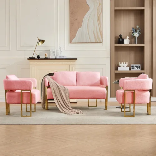 Miniatura 20 de YISHENG Silla decorativa con respaldo ajustable de 6 ángulos (90° –180°), silla de sala de estar de tela de felpilla, silla de salón tapizada, silla