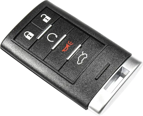 Miniatura 8 de HQRP Carcasa para llavero remoto sin llave con 5 botones compatible con Cadillac SRX 2010 2011 2012 2013 2014; XTS ATS 2013 2014