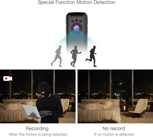 Miniatura 4 de Cámara inalámbrica Wifi de 1080P HD para niñera con visión nocturna, grabadora de cámara corporal portátil con transmisión en vivo en tiempo real