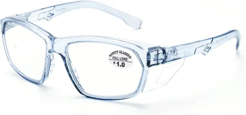 Miniatura 107 de ProtectX Elegantes gafas de seguridad antivaho y resistentes a los arañazos, gafas de protección UV, lentes de bloqueo de luz azul para hombres