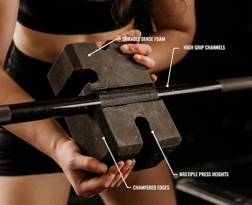 Miniatura 6 de Adjustable Bench Press Board – All-in-One Barbell Press Training Tool for Powerlifting & Strength Training