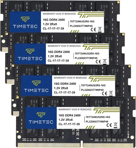 Miniatura 12 de Timetec Kit de 16 GB (2 x 8 GB) DDR4 SODIMM para Intel NUC KIT/Mini PC/HTPC/NUC Board 2400MHz PC4-19200 No ECC sin búfer 1.2V CL17 Rango único 260