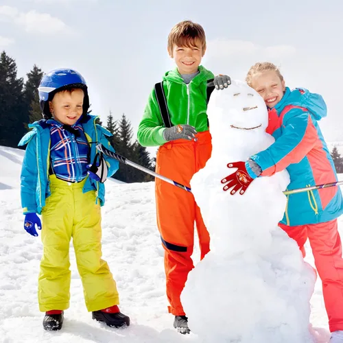 Miniatura 72 de Hicdaw 6 pares de guantes de invierno para niños, guantes de punto elásticos y cálidos para niños o niñas