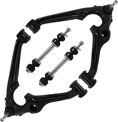 Miniatura 22 de Detroit Axle - AWD Kit de brazos de control delanteros de 4 piezas para Chrysler 300 2005-2023 Dodge Charger 2017-2023 Challenger 2017-2023, 2