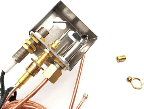 Miniatura 3 de MENSI Chimeneas de gas propano para fogatas, pieza de repuesto de seguridad, montaje de quemador piloto para kit de encendedor de propano