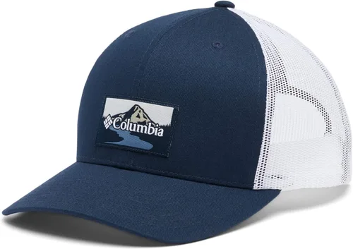Miniatura 771 de Columbia - Gorra de malla con bandera con árboles unisex para adultos, corona alta