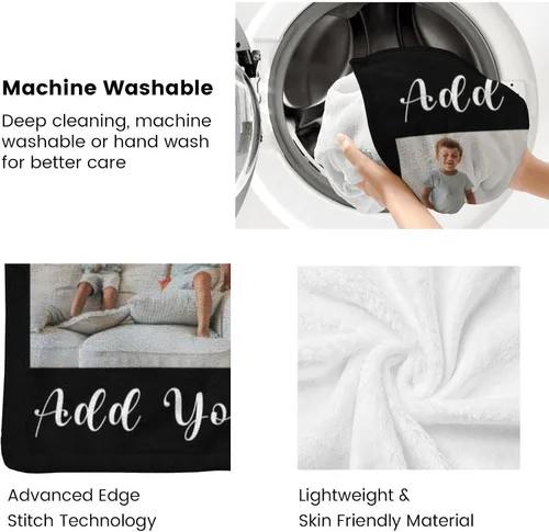 Miniatura 91 de Mantas personalizadas con foto, manta de fotos personalizada, mantas personalizadas con imagen, regalos personalizados para mujeres, hombres