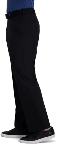 Miniatura 3 de Haggar Mens Cool Right Performance Flex Solid Classic Fit Flat Front Pant-reg and Big Tall