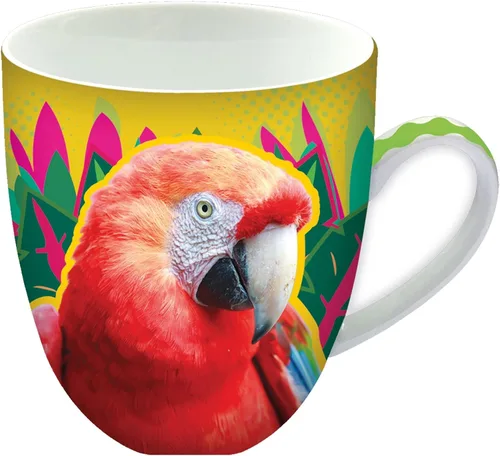 Miniatura 6 de Animug - Taza de café de mariposa de Deluxebase. Taza de cerámica grande de 15 onzas líquidas con diseño de animales, apta para lavavajillas, taza