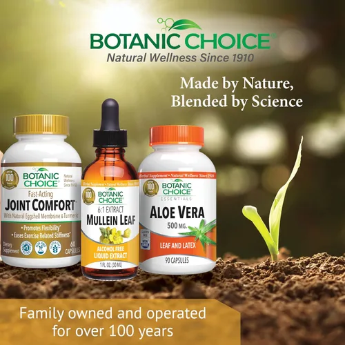 Miniatura 7 de Botanic Choice Extracto líquido de hoja de gordolobo, sin alcohol, sin gluten, soporte respiratorio tradicional, 1 onza líquida.
