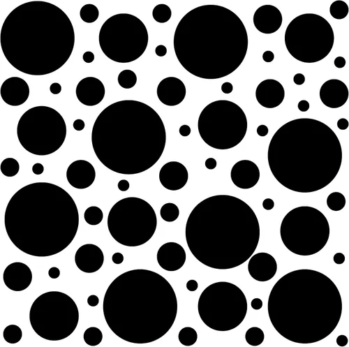 Juego de 100 calcomanías de vinilo para pared, varios lunares para guardería, habitación de niños y decoración de baño, adhesivo extraíble, seguro