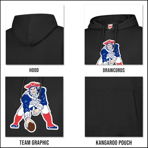 Miniatura 5 de Ultra Game Sudadera con capucha retro oficial de la NFL para hombre