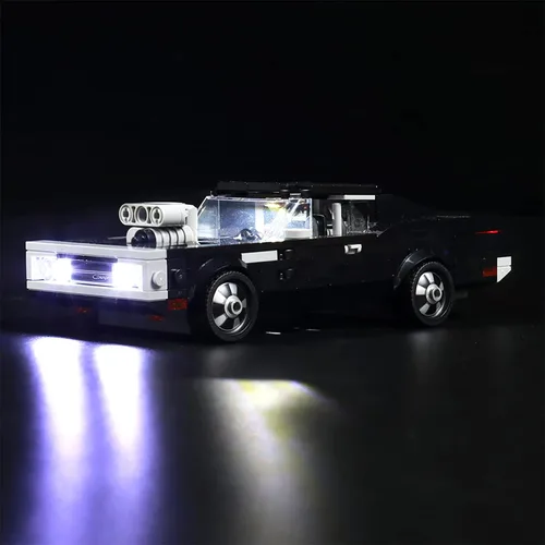 Miniatura 13 de Kit de luces mejorado compatible con el modelo de auto Lego Technic Ford GT 2022 42154, decoración de luces compatible con 42154 (modelo no incluido)