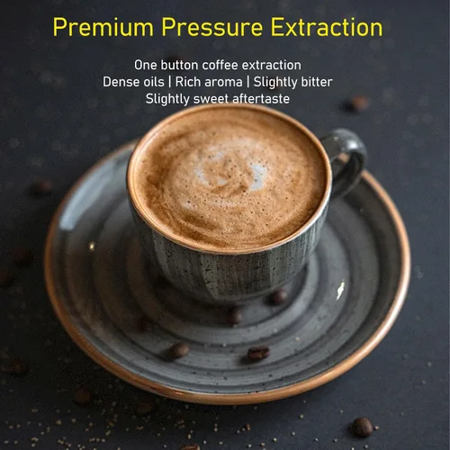 Miniatura 2 de Jiawu Máquina de café expreso portátil, mini cafetera de mano, cafetera eléctrica recargable, cafetera de viaje compatible con cápsulas K y café