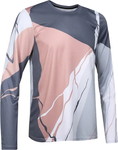Camiseta de ciclismo de montaña para hombre, camiseta de motocross BMX Downhill de manga larga