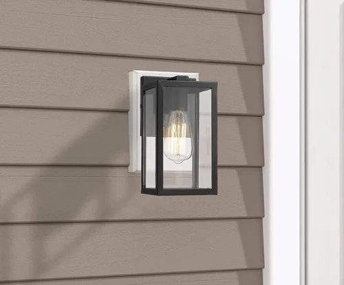 Miniatura 4 de Bestshared Lámpara de pared exterior, iluminación de montaje en pared exterior, aplique de pared para exteriores de 1 luz, accesorio de linterna