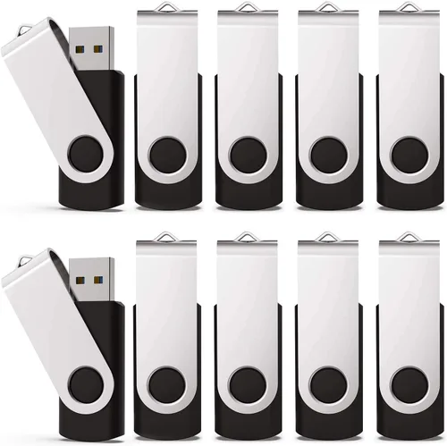 Miniatura 11 de KEXIN Paquete de 100 unidades flash USB de 1 GB, paquete a granel, paquete de unidades USB, unidades USB, memoria USB de 1 GB con diseño giratorio