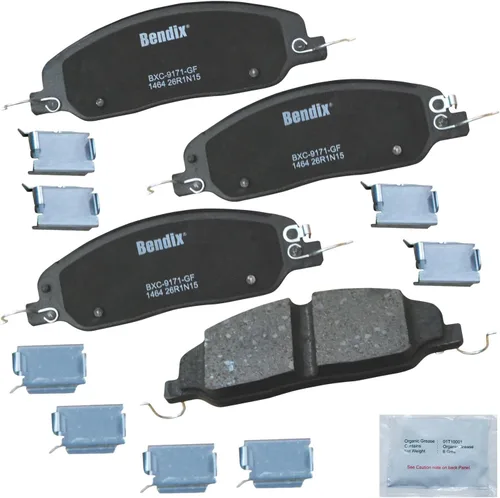 Miniatura 323 de Pastillas de freno delanteras cerámicas Bendix Priority1 CFC2302 para Hyundai Elantra 2021, Sonata 2022-2020, Kia K5 2023-2021