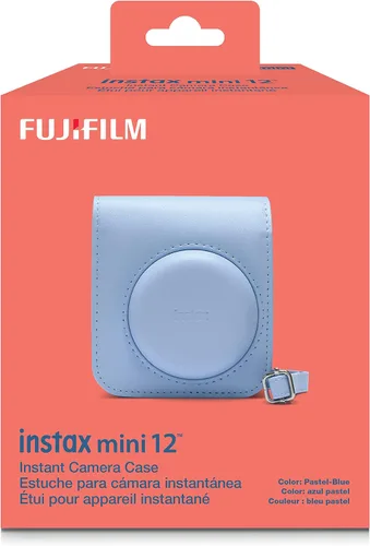 Miniatura 4 de Fujifilm Funda para cámara Instax Mini 12, color azul pastel