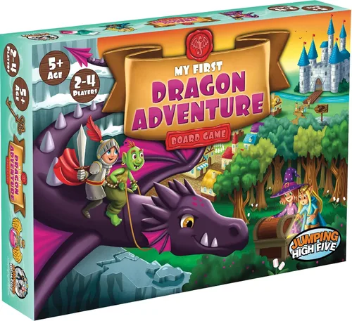 Mi Primer Juego de Mesa de Aventura de Dragones - Los Niños Salvan el Reino, Juego de Aventura de Fantasía para Principiantes para Niños de 5+,