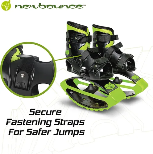 Miniatura 4 de New Bounce Zapatos de salto - Zapatos de salto canguro para niños - Zapatos de luna de ejercicio - Zapatos hinchables para edades de 8 a 12 años