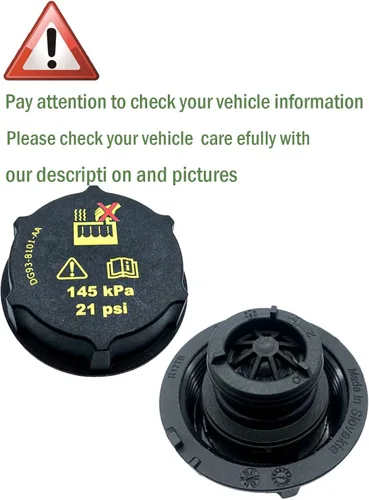 Miniatura 5 de Tapa del tanque de expansión del radiador, tapa de depósito de refrigerante para Ford Focus Mustang Fusion Escape F150 F250 F350 F450 F550 F600