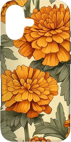 Miniatura 32 de Funda para iPhone 14 Pro Max Watercolor Marigold Flower