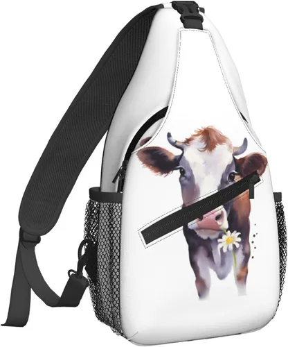 Miniatura 14 de Famame Mochila bandolera para el pecho, bolsa de hombro, gimnasio, ciclismo, viajes, senderismo, mochila para hombres y mujeres.., Multicolor27.