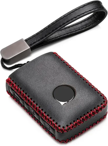 Miniatura 7 de Vitodeco Funda de cuero genuino para llavero inteligente compatible con Volvo XC40, XC60, XC90, S90, S60, V60, V90, EX30, EX40, EX90 2019-2026