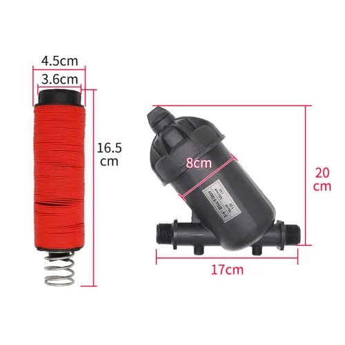 Miniatura 2 de Filtro de disco de riego por goteo Filtro Y - Filtro de disco de filtro de agua de 1 pulgada, malla de 120 micrones, accesorio de riego por goteo