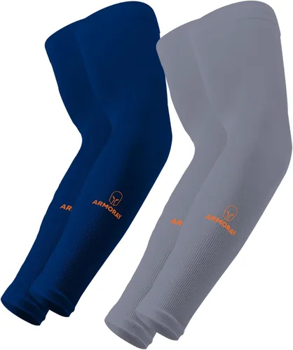 Miniatura 161 de ARMORAY - Mangas de brazo para hombres o mujeres; para cubrir tatuajes; de enfriamiento, para practicar deportes, básquetbol, golf, fútbol