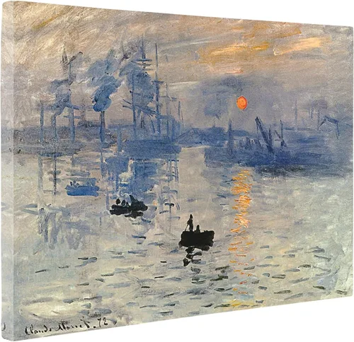 Miniatura 38 de Niwo ART - Montañas y mar, serie de pinturas más famosas del mundo, lienzo de pared para decoración del hogar, envoltura de galería, estirado