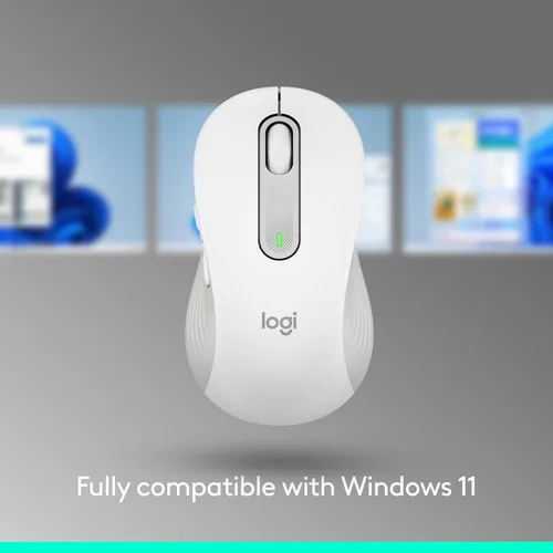 Miniatura 5 de Ratón inalámbrico Logitech Signature M650 - Para manos pequeñas a medianas, para diestros, batería de 2 años, clics silenciosos, botones Blanco hueso