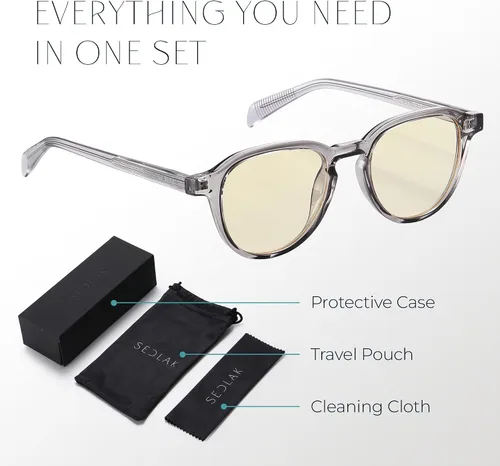 Miniatura 4 de Lentes de bloqueo de luz azul, lentes antifatiga ocular para juegos, lectura y computadora, gafas cómodas para mujeres y hombres