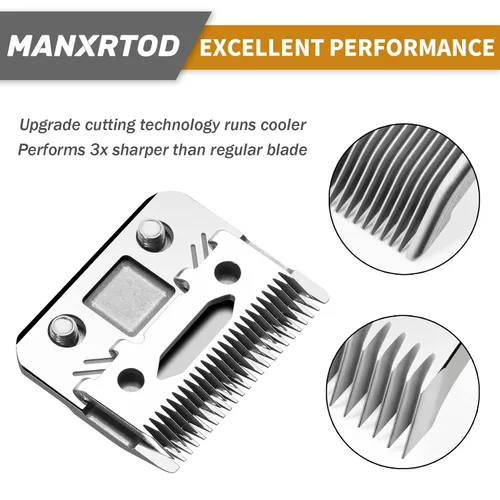 Miniatura 3 de FX801R - Cuchillas de repuesto compatibles con cortadoras FX870/FXF880/FX810/FX825/FX673N, cuchillas cónicas de repuesto DLC para cuchillas de corte