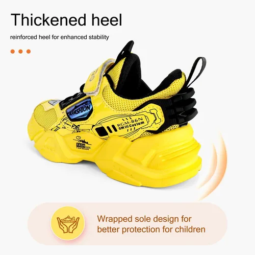 Miniatura 6 de Zapatos deportivos para niños y niños, zapatos casuales de malla, tendencia transpirable, moda para niños, zapatos de baloncesto deportivos