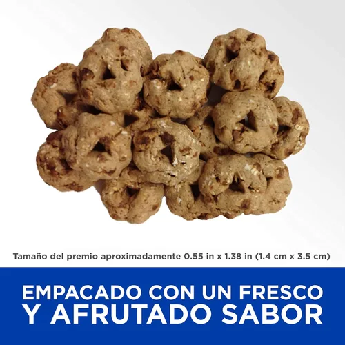 Miniatura 3 de Hill's Aperitivos crujientes naturales y frutales, todas las etapas de la vida, gran sabor, golosinas para perros, manzanas y avena, bolsa de 8 onzas