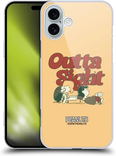 Miniatura 81 de Head Case Designs Funda rígida con licencia oficial de Peanuts Snoopy Woodstock Far Out Woodstock 50th compatible con Apple iPhone 15 Plus