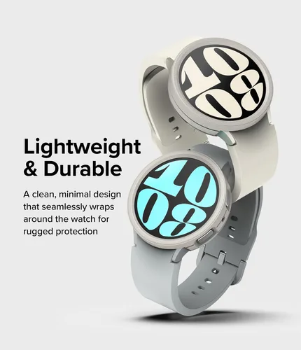 Miniatura 3 de Ringke Air Sports - Funda compatible con Samsung Galaxy Watch 6 (1.732 pulgadas), suave, flexible, ligera, delgada, funda de poliuretano Negro