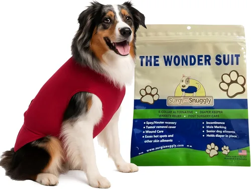 Miniatura 11 de Surgi Snuggly - Soporte lavable de pañal desechable para perros, hecho con tela estadounidense - se ajusta a cachorros y perros adultos - un