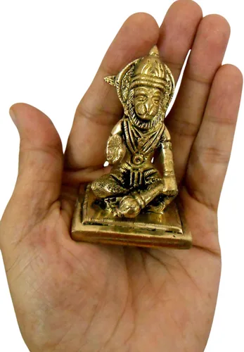 Miniatura 12 de Craftsofindia Goddess Durga - Estatua pequeña de latón, decoración divina, escultura hindú hecha a mano de 3 pulgadas para el altar del hogar