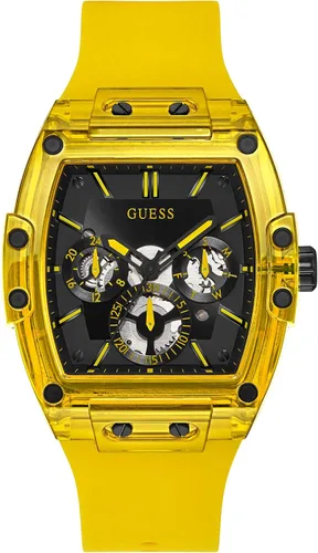 Miniatura 7 de Guess Men's GW0G Series Analog Trend Watch Polycarbonate Case Silicone Bracelet 50M Water Resistance