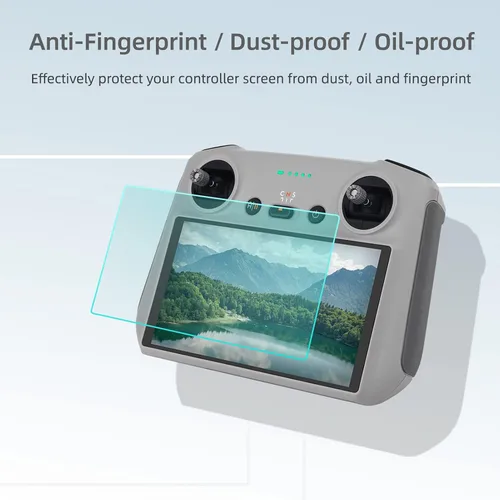 Miniatura 5 de Protector de pantalla Air 3/Mini 3/Mini 3 Pro para DJI RC/RC 2, control remoto, cámara, dron, cuadricóptero, paquete de 2 gafas templadas HD
