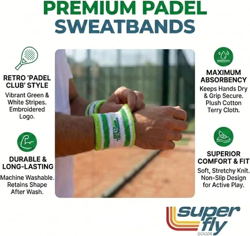 Miniatura 2 de Super Fly Goods Bandas para el sudor, pickleball golf, tenis, gran regalo o para tus deportes o equipo, juego de bandas deportivas que incluye