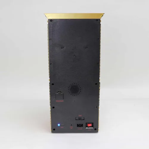 Miniatura 7 de New Wave Toys Zoltar Speaks - Mini réplica de la máquina adivina, totalmente animada escala 1/6 con dispensador de tarjetas, USB-C recargable